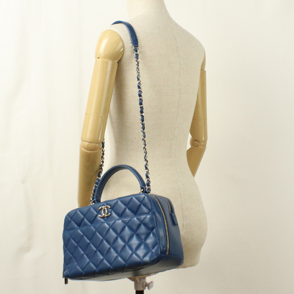 CHANEL Chanel handbag Matelassé women's blue - Picture 10 of 10